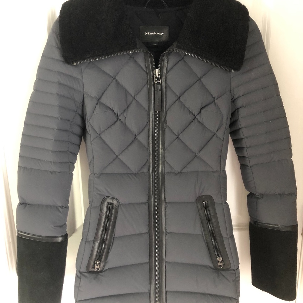 Mackage Winter Jacket Navy/Black XS